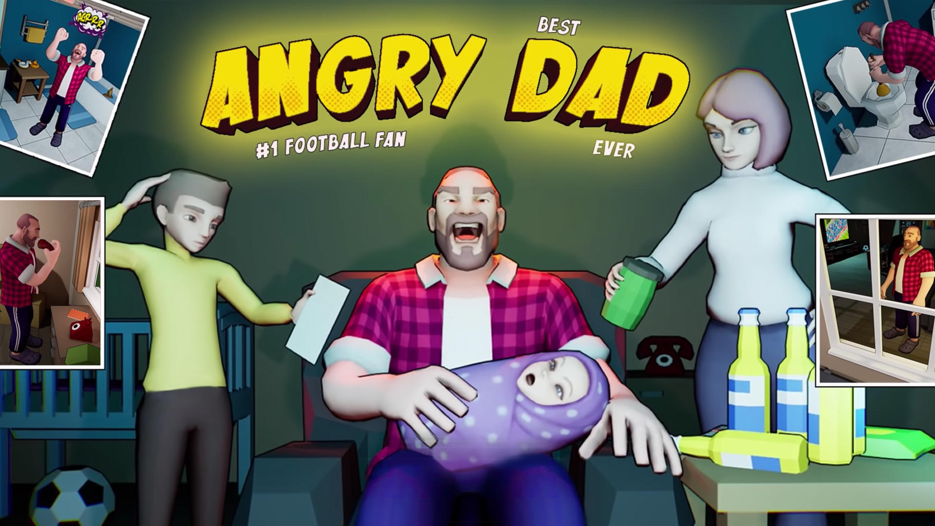 Angry Dad Arcade Simulator mobile Version Android iOS apk kostenlos  herunterladen-TapTap