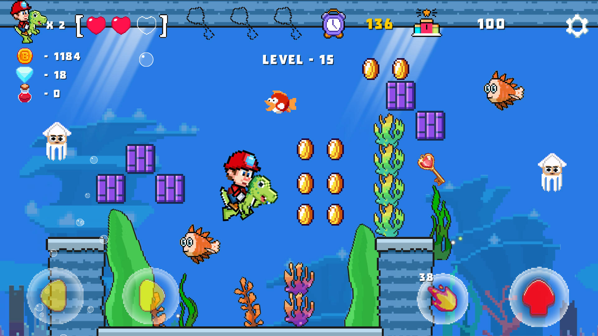 Screenshot of Super Jump Bros 1985 : Classic