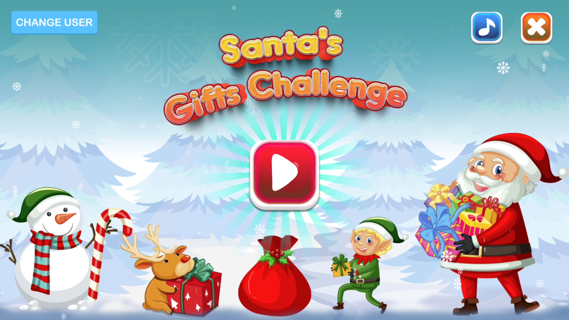 Santa's Gifts Challenge Game Screenshot