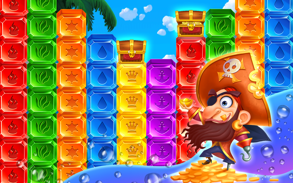 Diamond Cube Blast Free Puzzle Game Screenshot