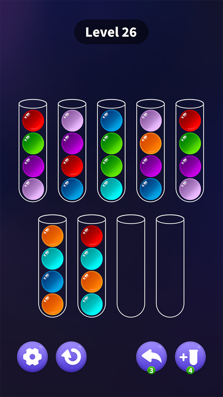 Color Ball Sort : Logic Puzzle Game Screenshot