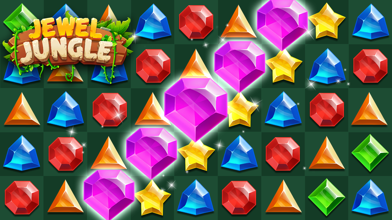 Jewels Jungle Treasure Game Screenshot