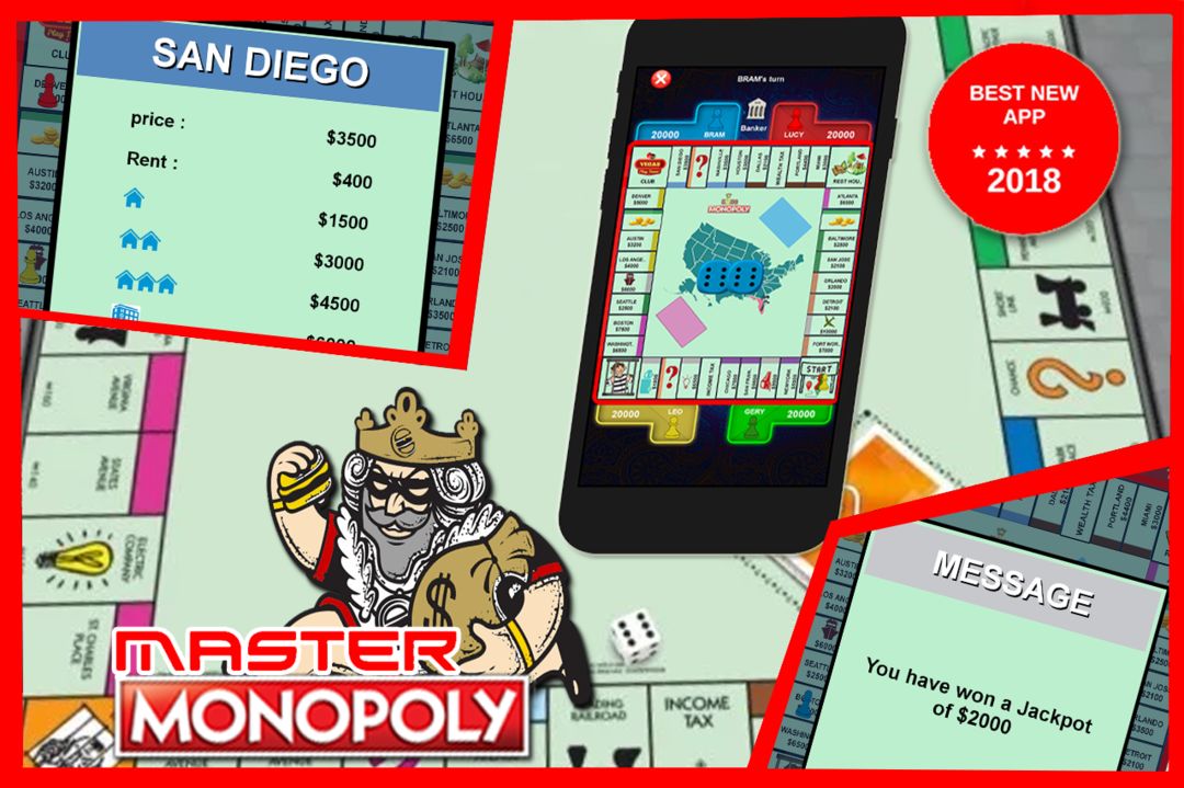 Master Monopoly 게임 스크린 샷