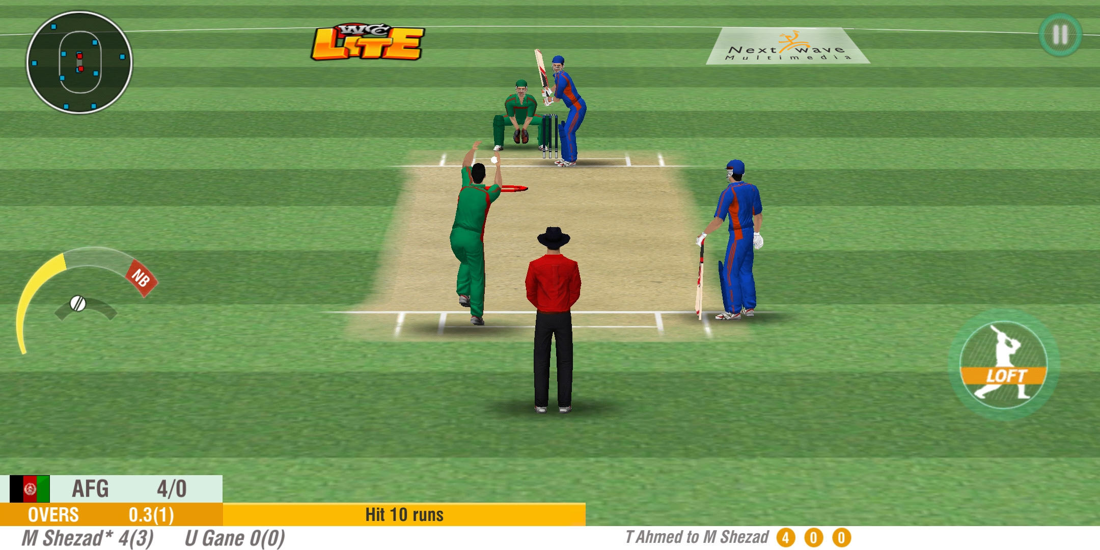 World Cricket Championship Lte Game Screenshot