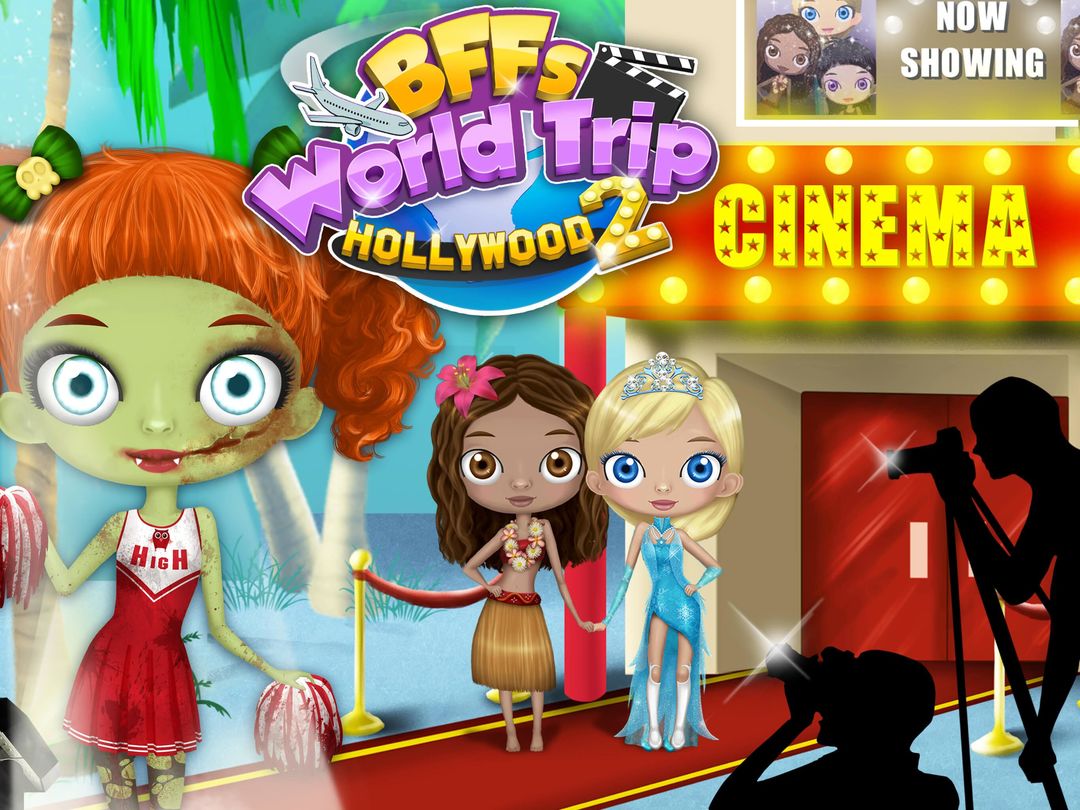 BFF World Trip Hollywood 2 ภาพหน้าจอเกม