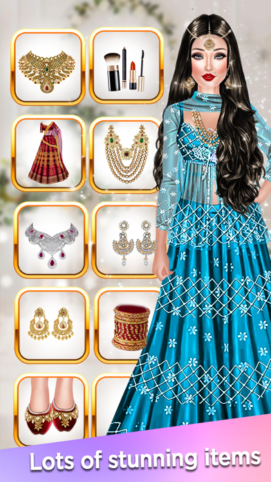 Indian Fashion: Dressup Game 遊戲截圖