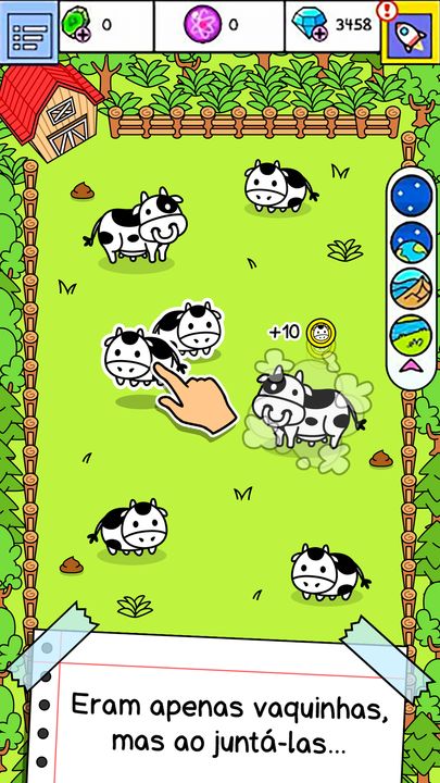 Screenshot 1 of Cow Evolution: O Jogo da Vaca 1.11.64