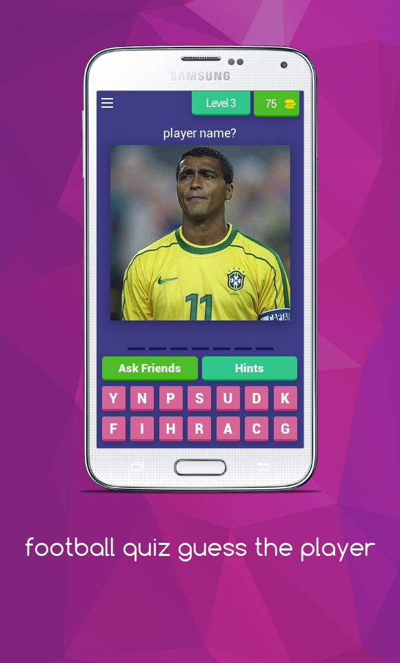 football quiz guess the player Game Screenshot