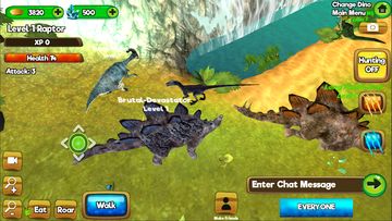 Captura de Tela do Jogo Dino World Online - Hunters 3D