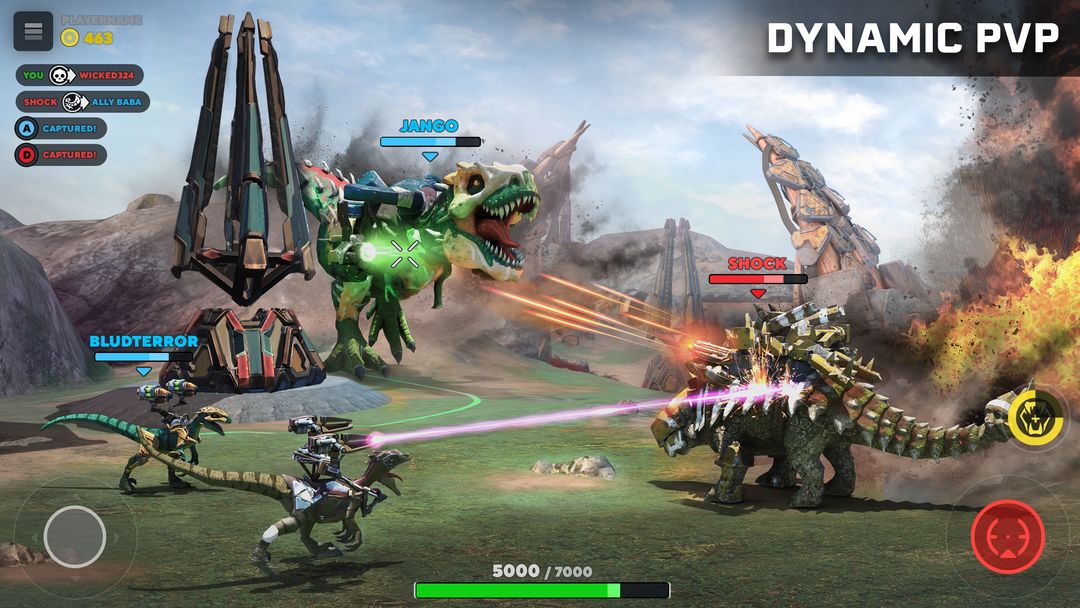 Dino Squad: TPS Dinosaur Shooter ภาพหน้าจอเกม