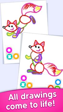 Bini Drawing games for kids Game Screenshot