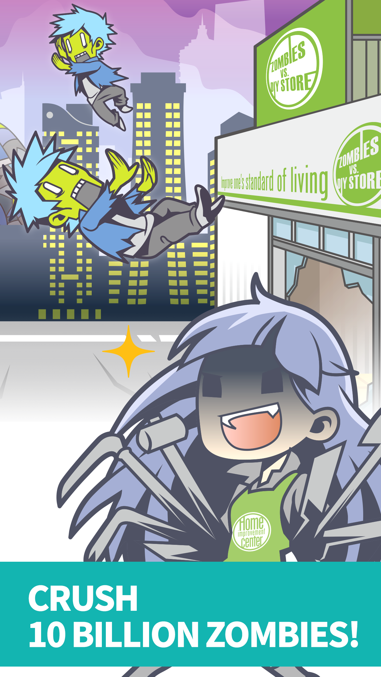 Скриншот игры Zombies vs. DIY Store