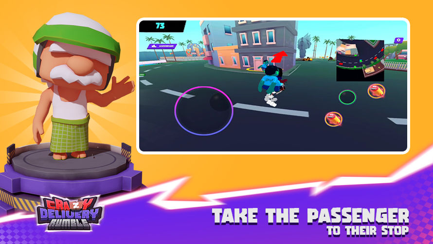 Screenshot of Crazy Delivery Rumble