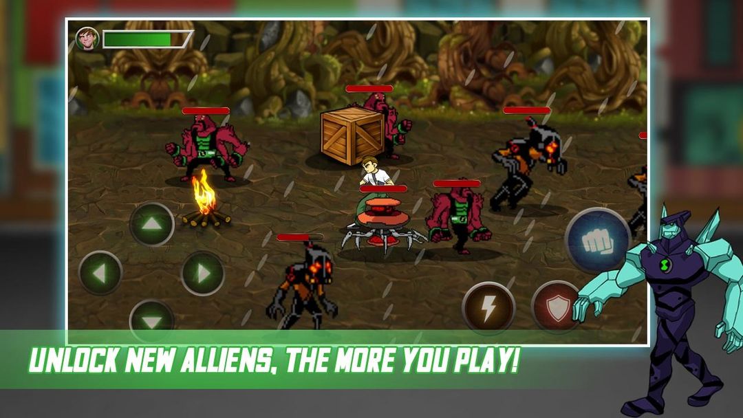 Screenshot of Kid Hero Transform - Alien Street Fight