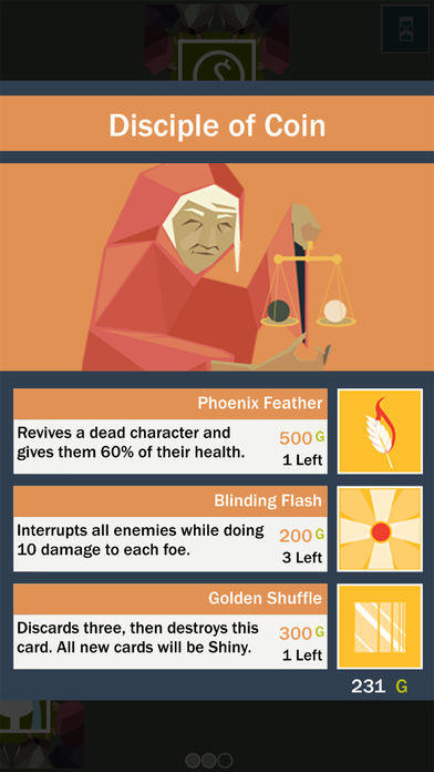Five Card Quest - Tactical RPG Battles Game Screenshot