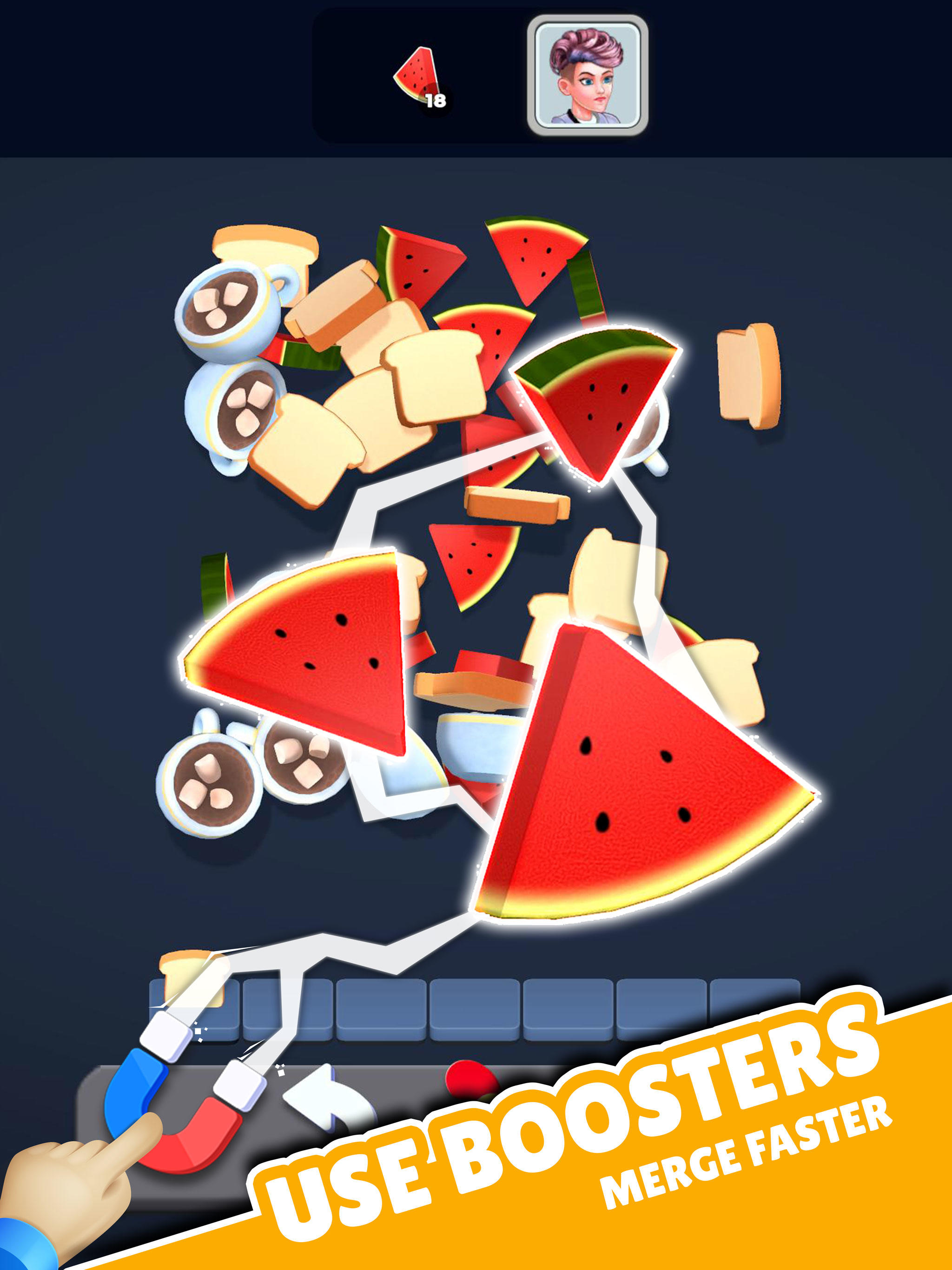 Match Food - Triple Match 3d screenshot game