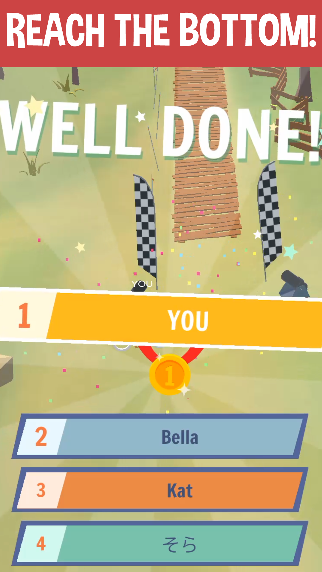 Hill Down Race screenshot game