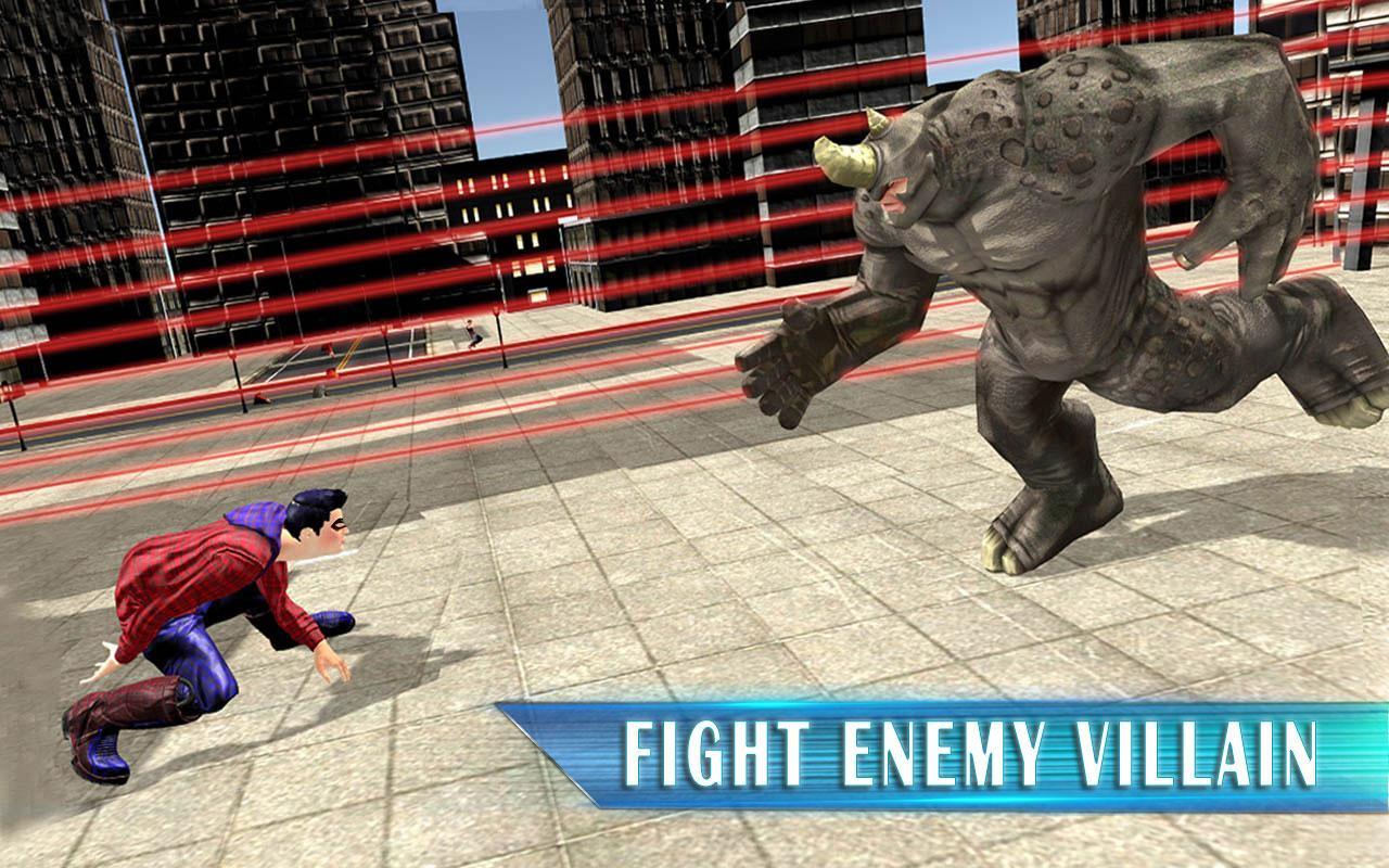 슈퍼 스파이더 키즈 히어로 시티 배틀 : 새로운 이웃 게임 스크린샷