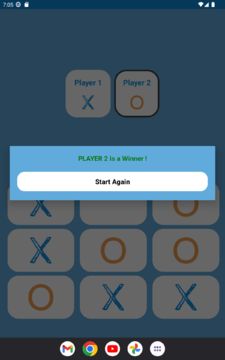 Tic Tac Toe 2 Player XO Game Screenshot