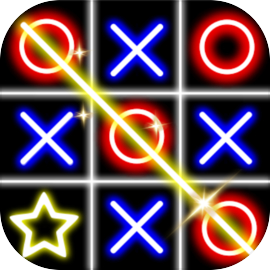 Tic Tac Toe Glow - Puzzle Game android iOS apk download for free