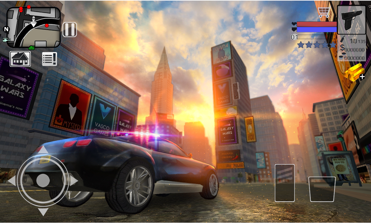 Screenshot 1 of ប៉ូលីសទល់នឹង Gangster New York 3D 1.2