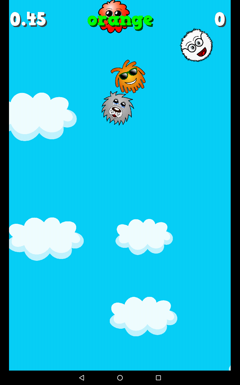 Cuplikan Layar Game Falling Colors - Brain Teaser