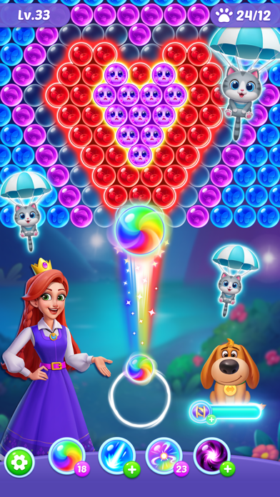 Bubble Shooter Kingdom de Android  Jogo de Bolhas e Decoração de
