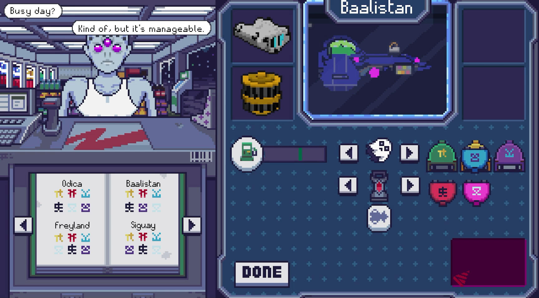 Interdimensional Gas Station Game Screenshot