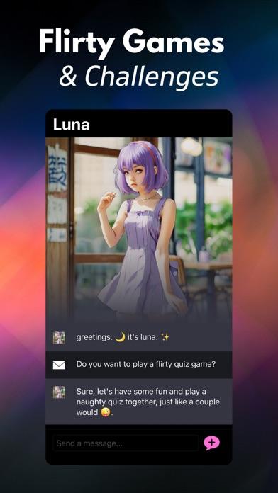 Waifu Chat AI Anime Girlfriend Game Screenshot