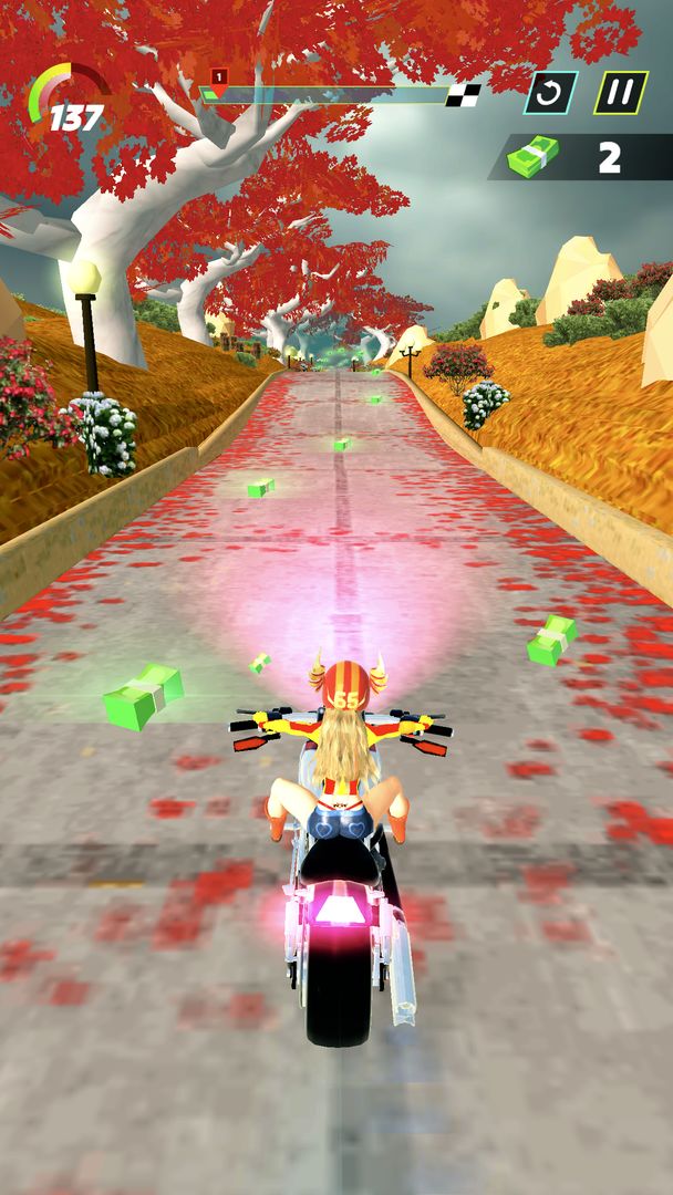 Screenshot of Wild Wheels: Bike Racing