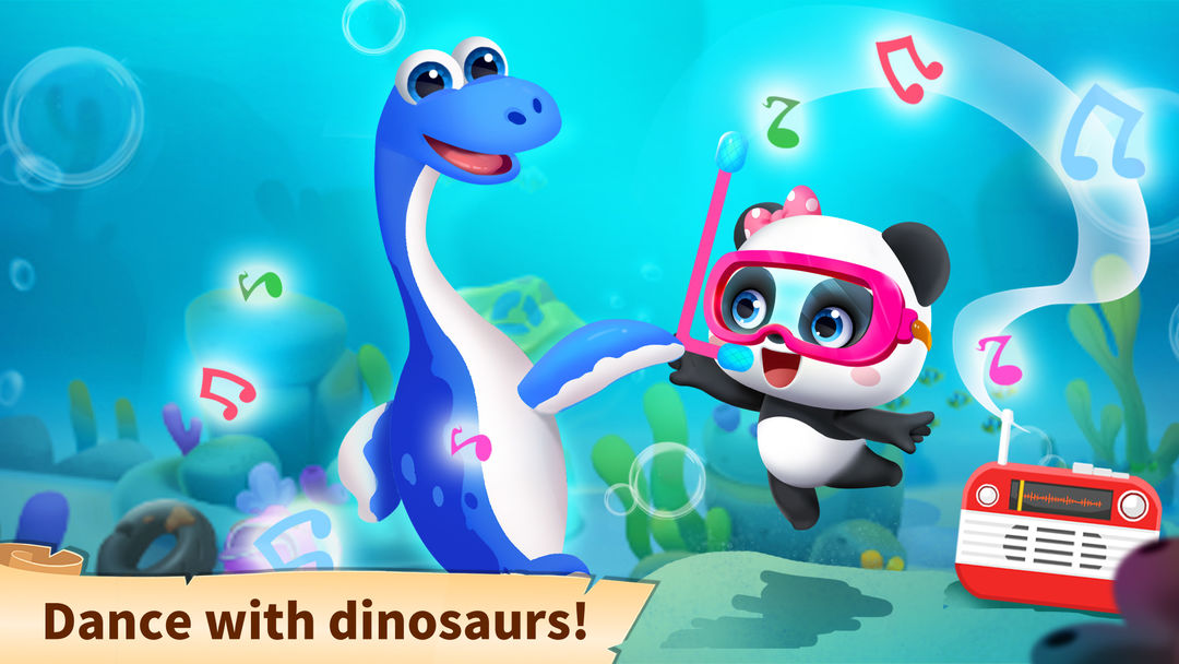 Baby Panda’s Dinosaur Planet ภาพหน้าจอเกม