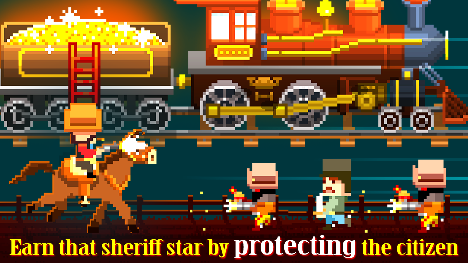 Sheriff vs Cowboysのキャプチャ