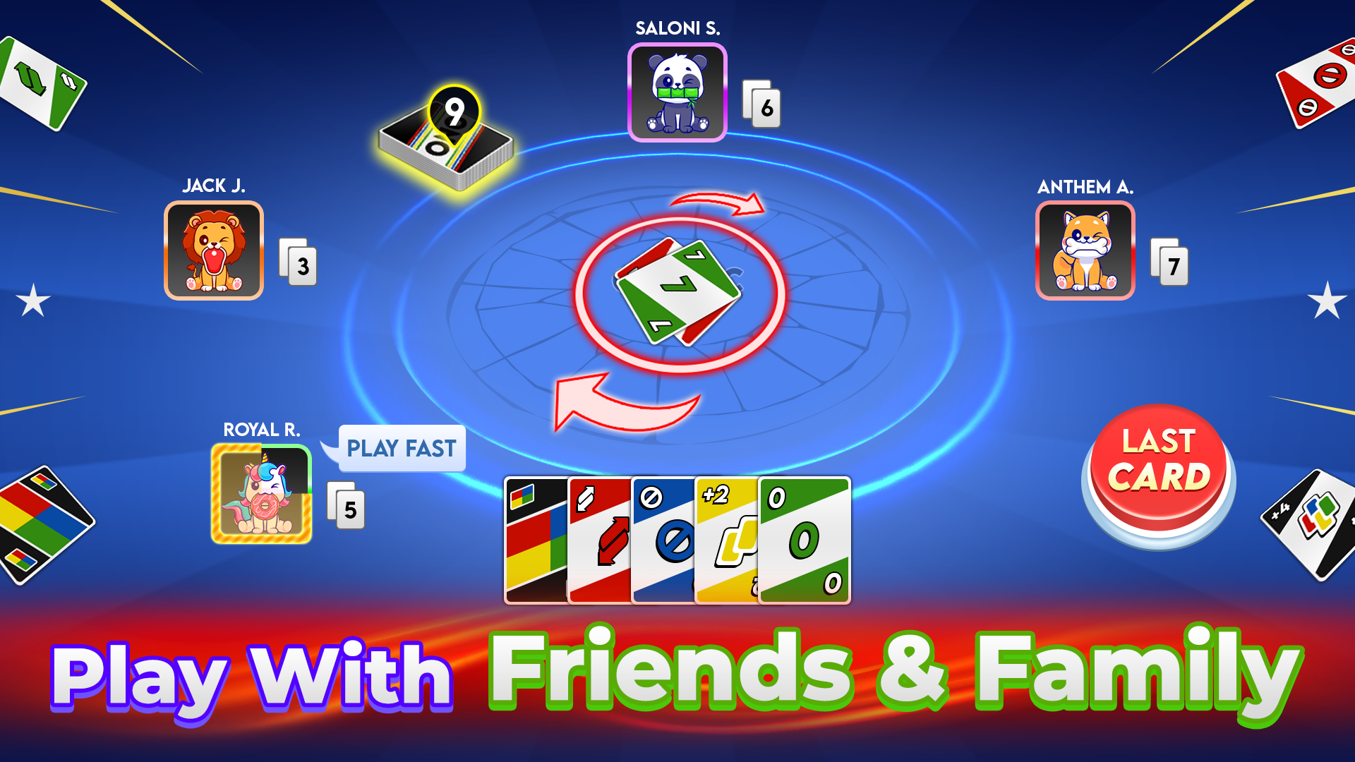 Uno Online – Party Card Game ภาพหน้าจอเกม