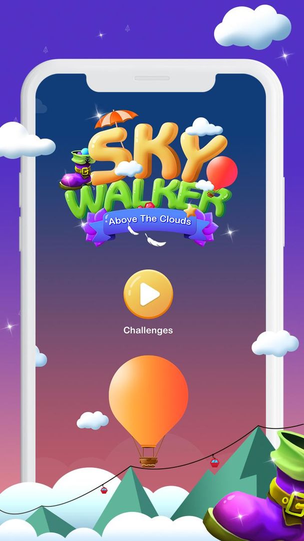 Sky Walker - Above the Clouds screenshot game