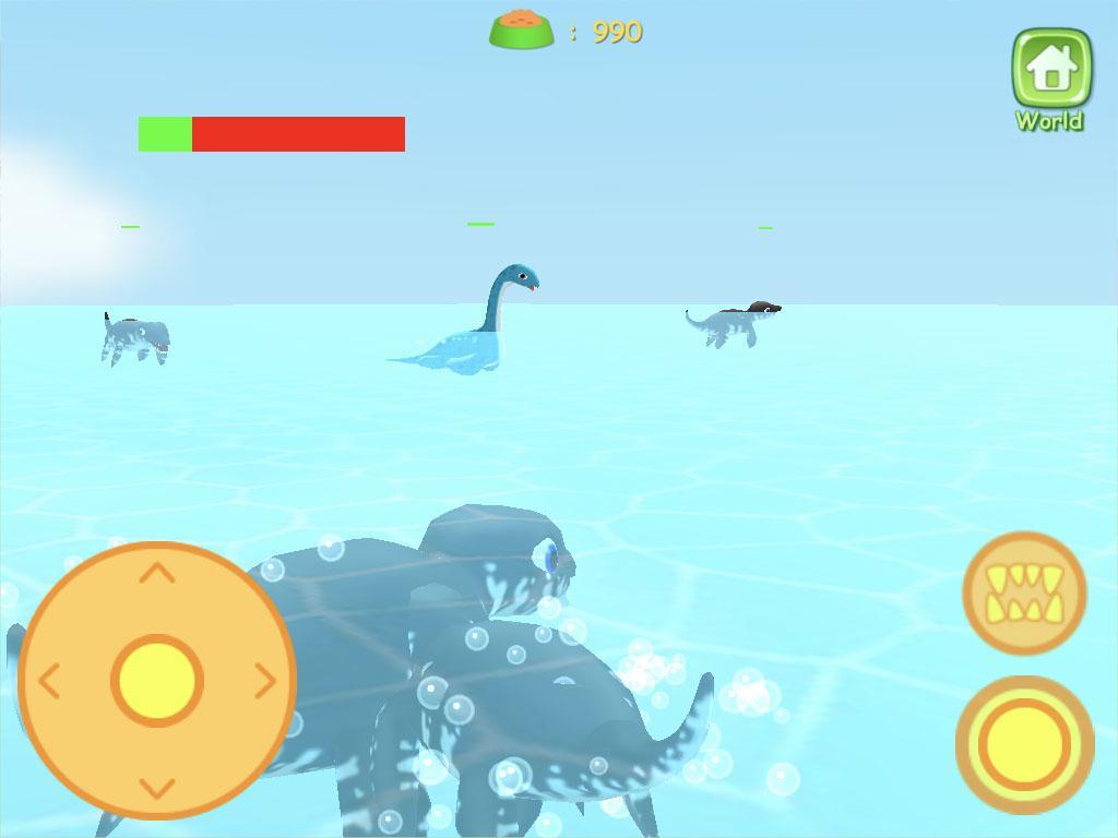 Скриншот игры Dinosaur World 3D - AR Camera