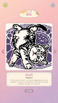 Скриншот игры Cat Sitter - nonogram