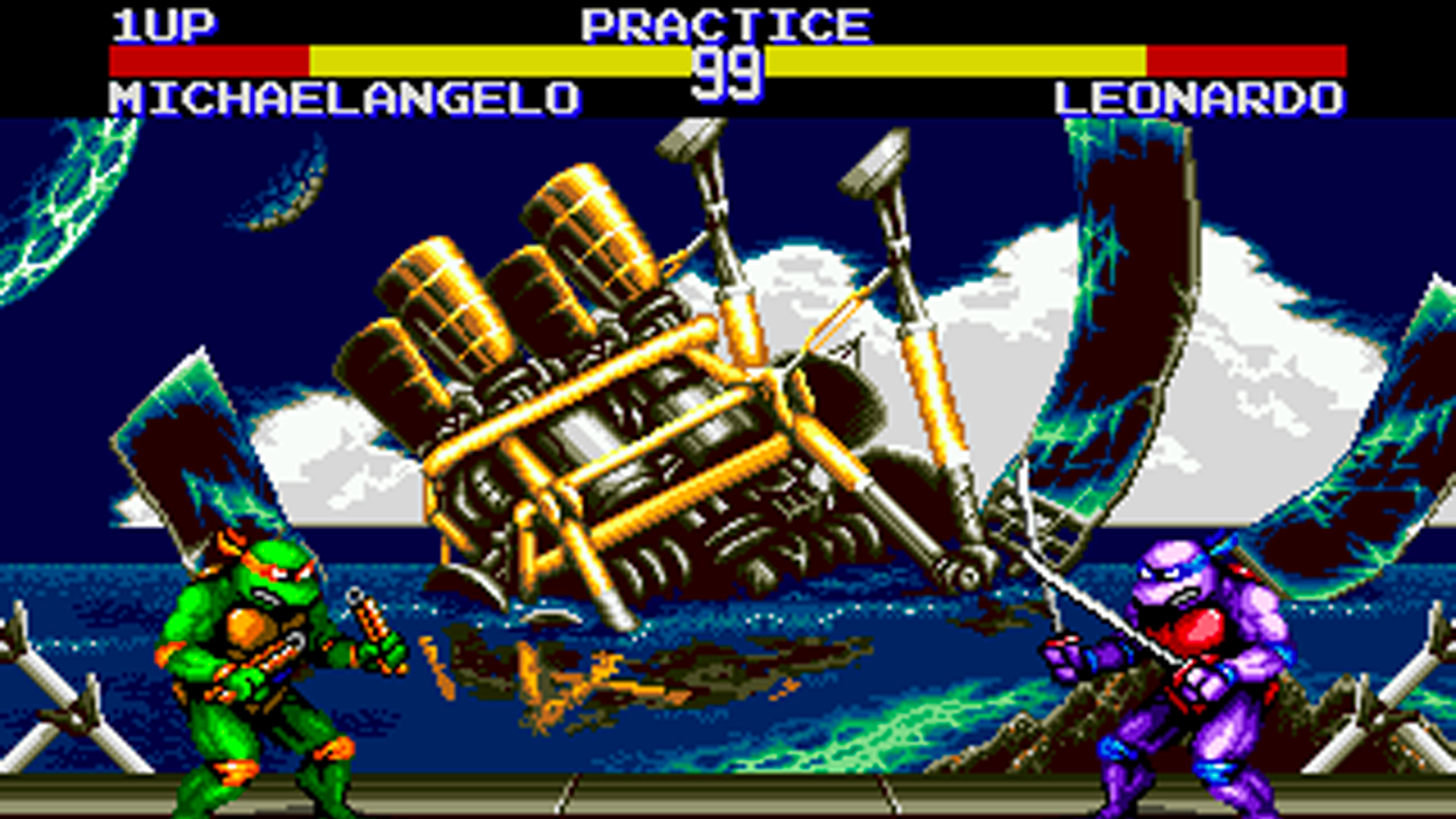 Teenage Mutant Ninja Turtles: Tournament Fighters Game Screenshot