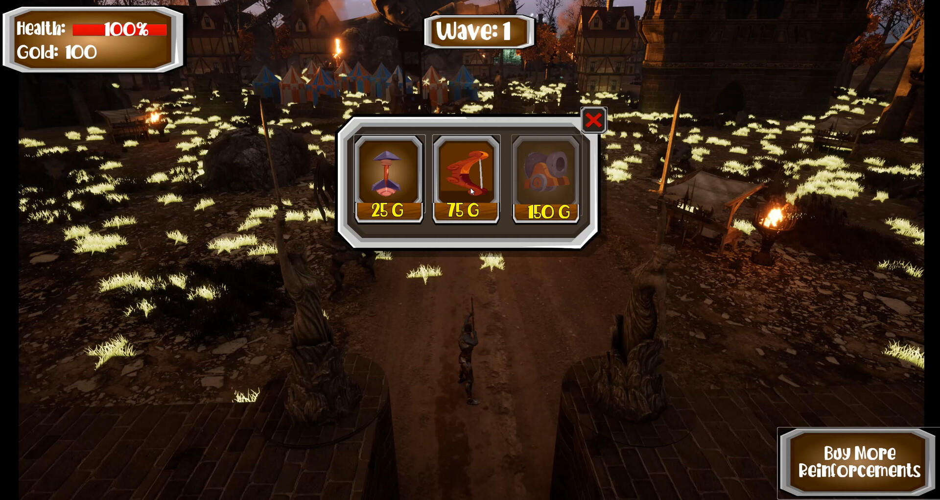 The Monster War screenshot game