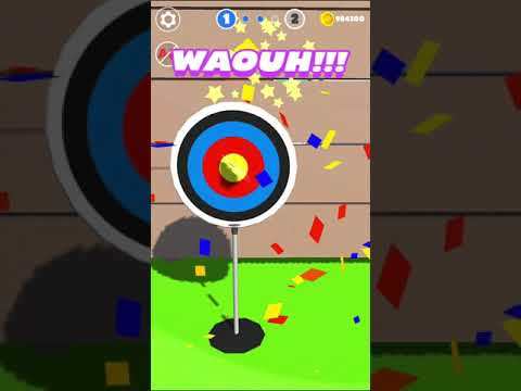 Screenshot dari video Card Throwing