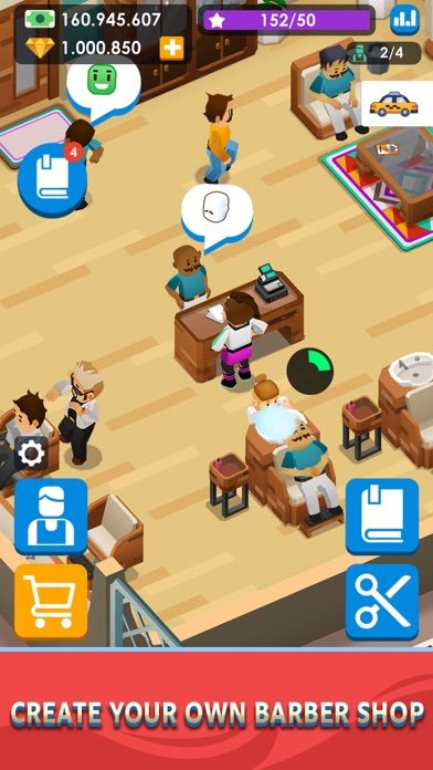 Screenshot of Idle Barber Shop Tycoon - Game