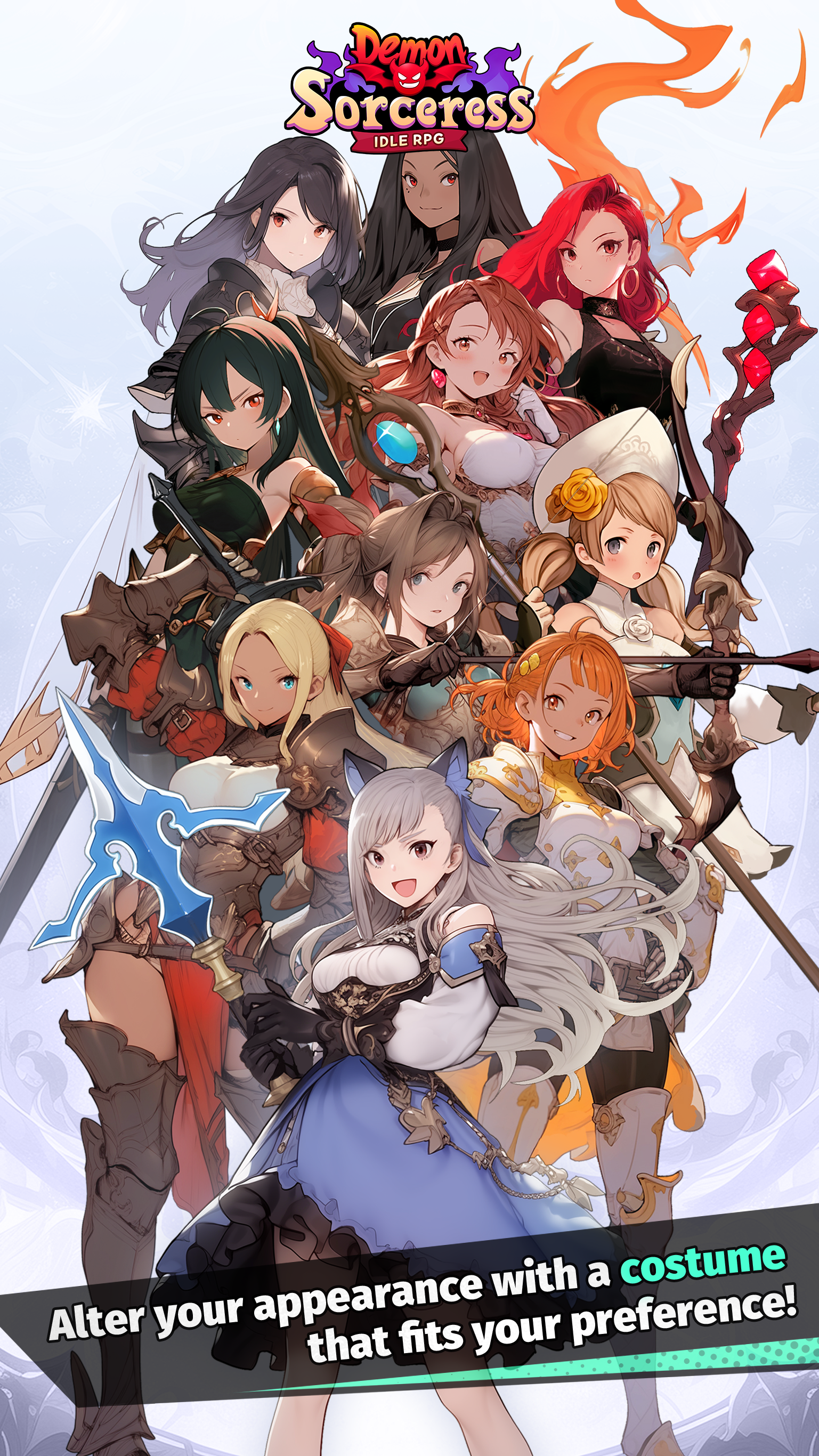 Demon Sorceress : Idle RPG Game Screenshot