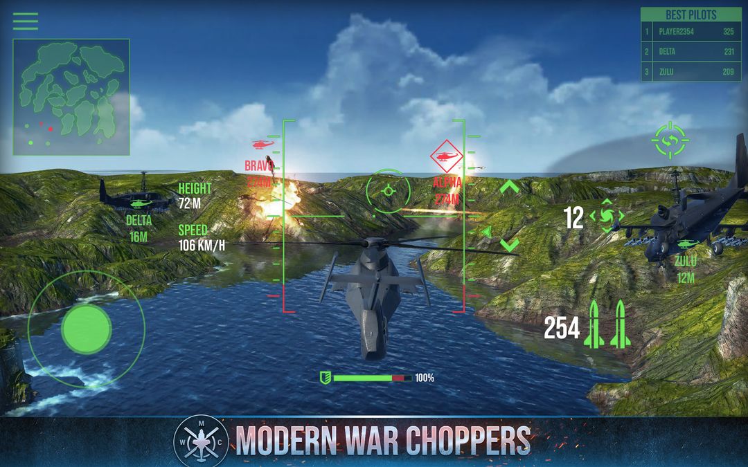 Screenshot of Modern War Choppers: Shooter