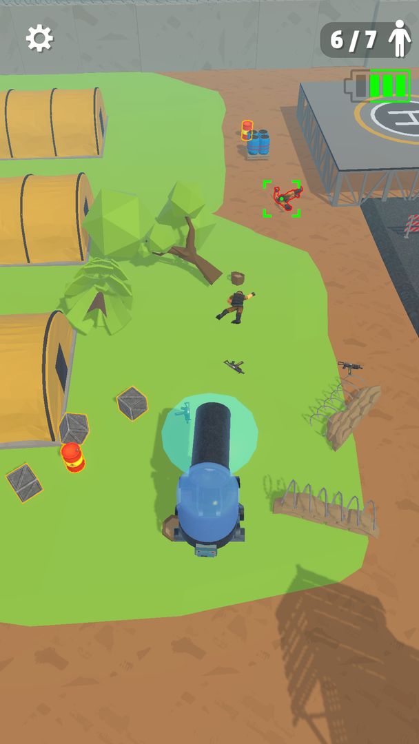 Human Bullet Gun screenshot game