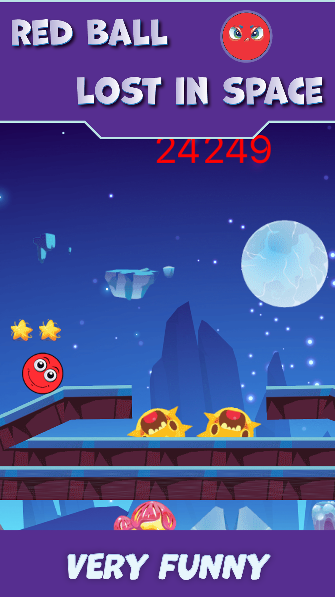 Screenshot 1 of Red Ball Lost In Space 1.0