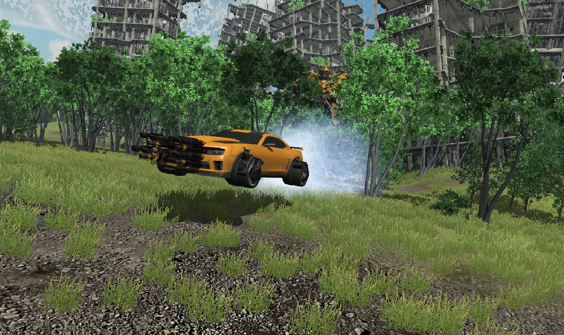 Cyborg Robot car FREE screenshot game