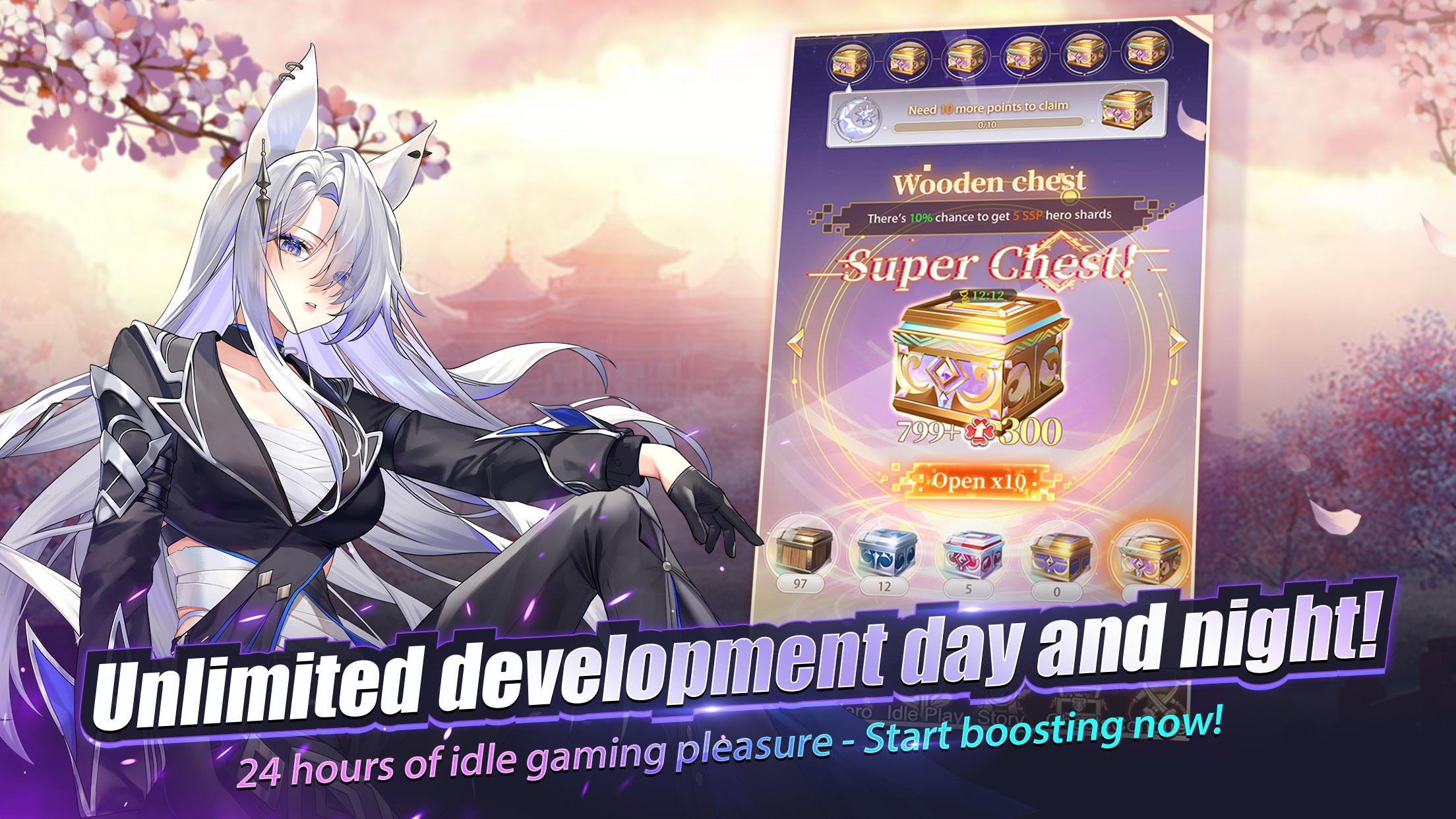 Attack on Time:Kaisen of girls Game Screenshot