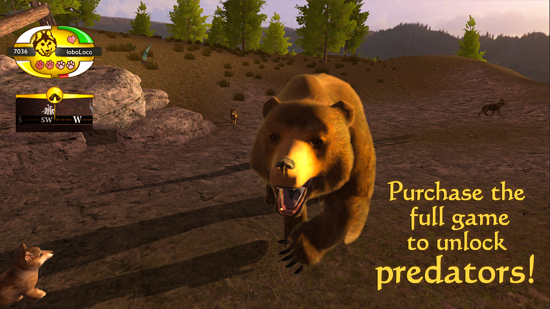 WolfQuest Game Screenshot