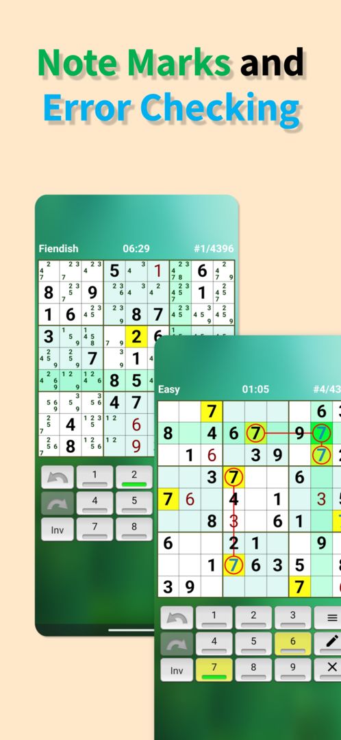 Sudoku offline ภาพหน้าจอเกม