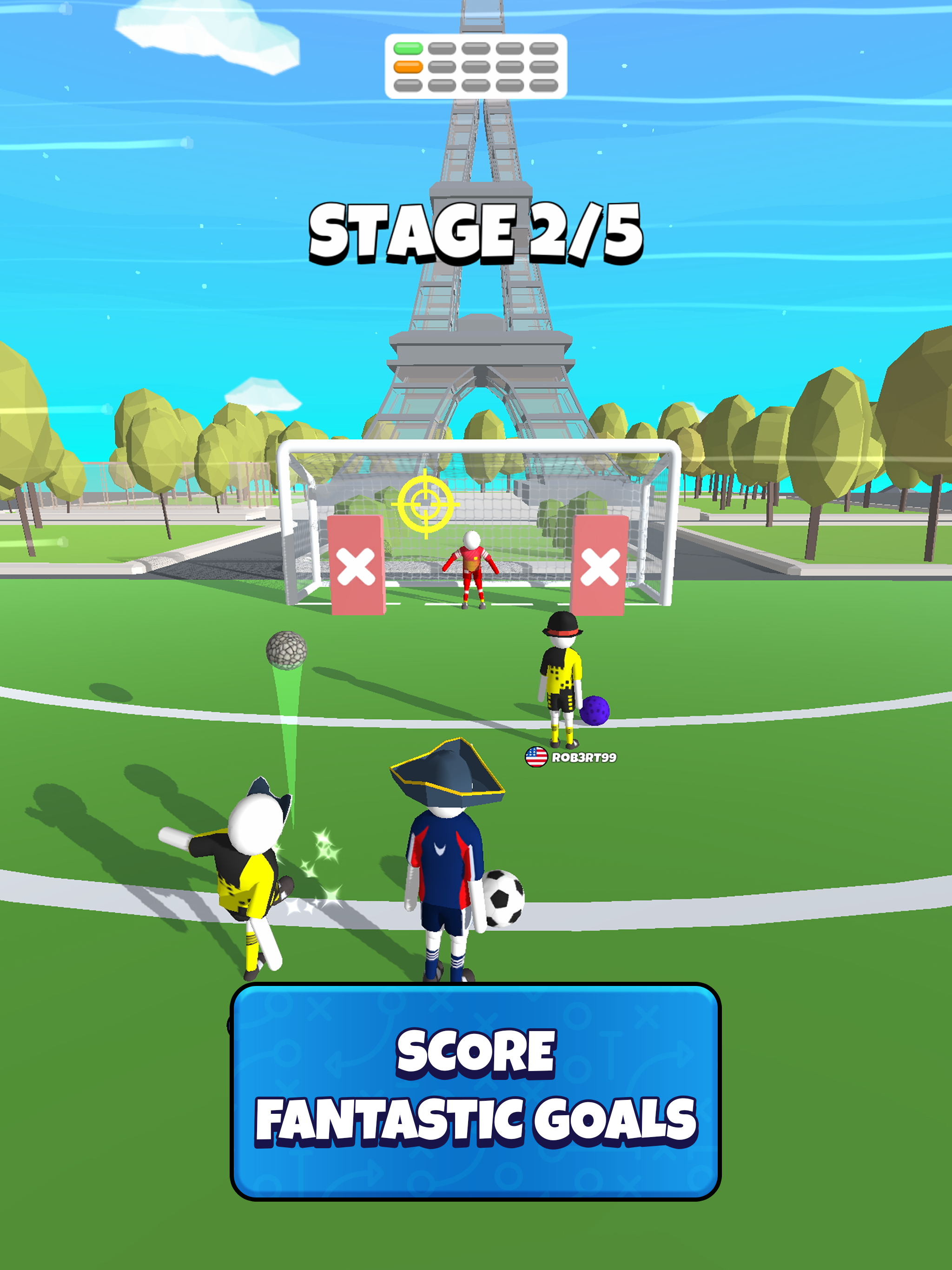 Goal Party - Soccer Freekick Game Screenshot