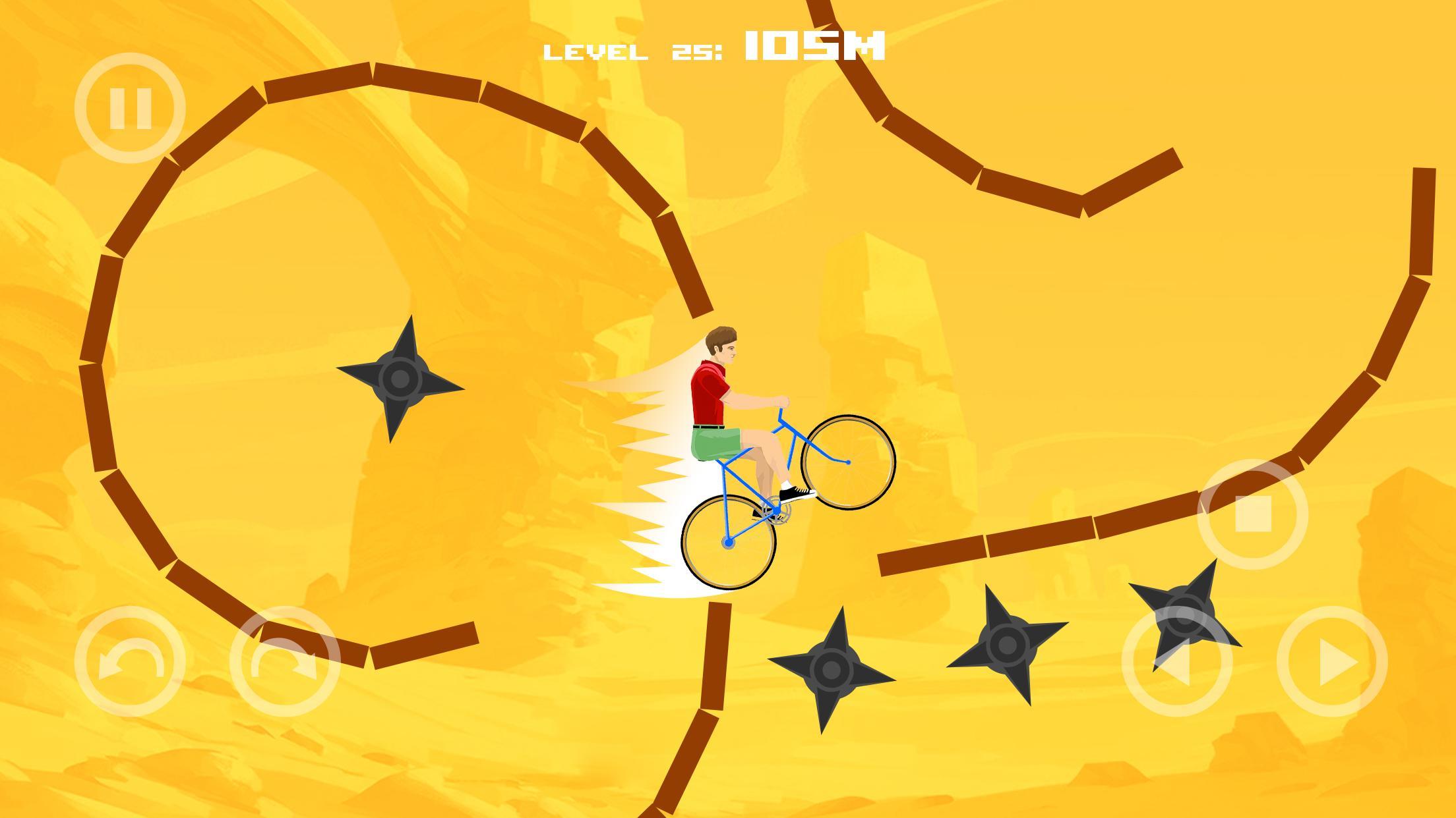 Funny Unicycle Hill Physics screenshot game